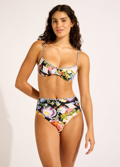 Riviera Coast High Waisted Bikini Bottom