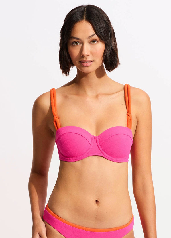 Bustier Bra - Fuchsia Rose