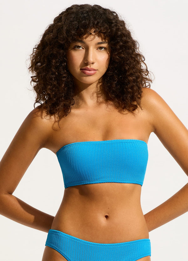 Sea Dive Tube Top - Turquoise