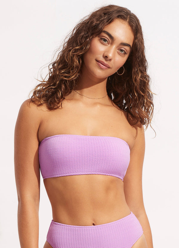 Sea Dive Tube Top - Wild Rose