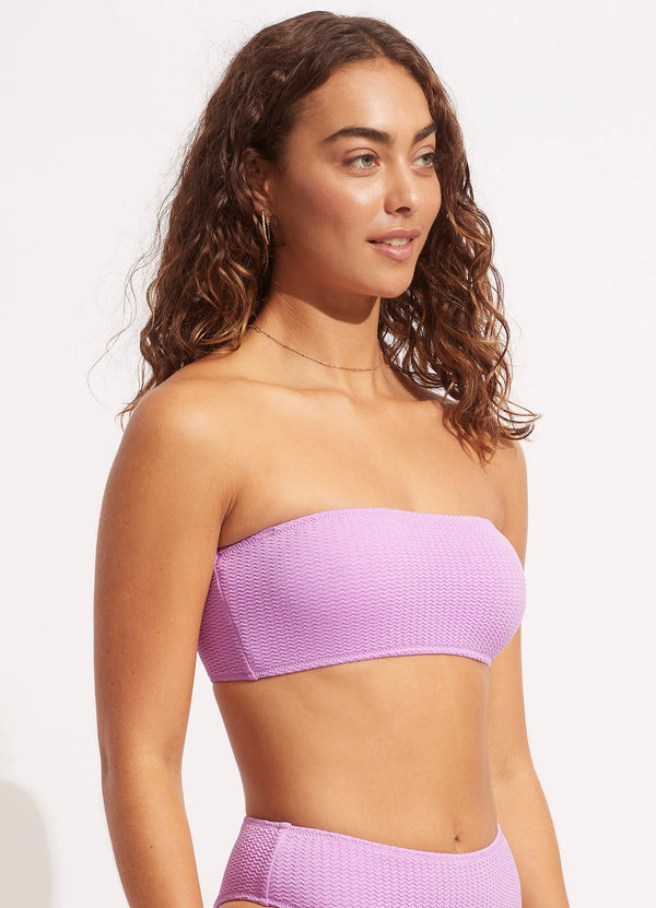 Sea Dive Tube Top - Wild Rose