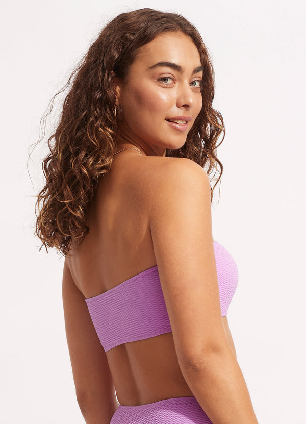 Sea Dive Tube Top - Wild Rose