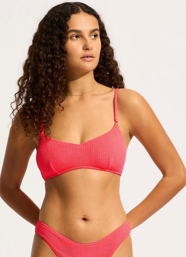 Sea Dive Bralette - Snapdragon