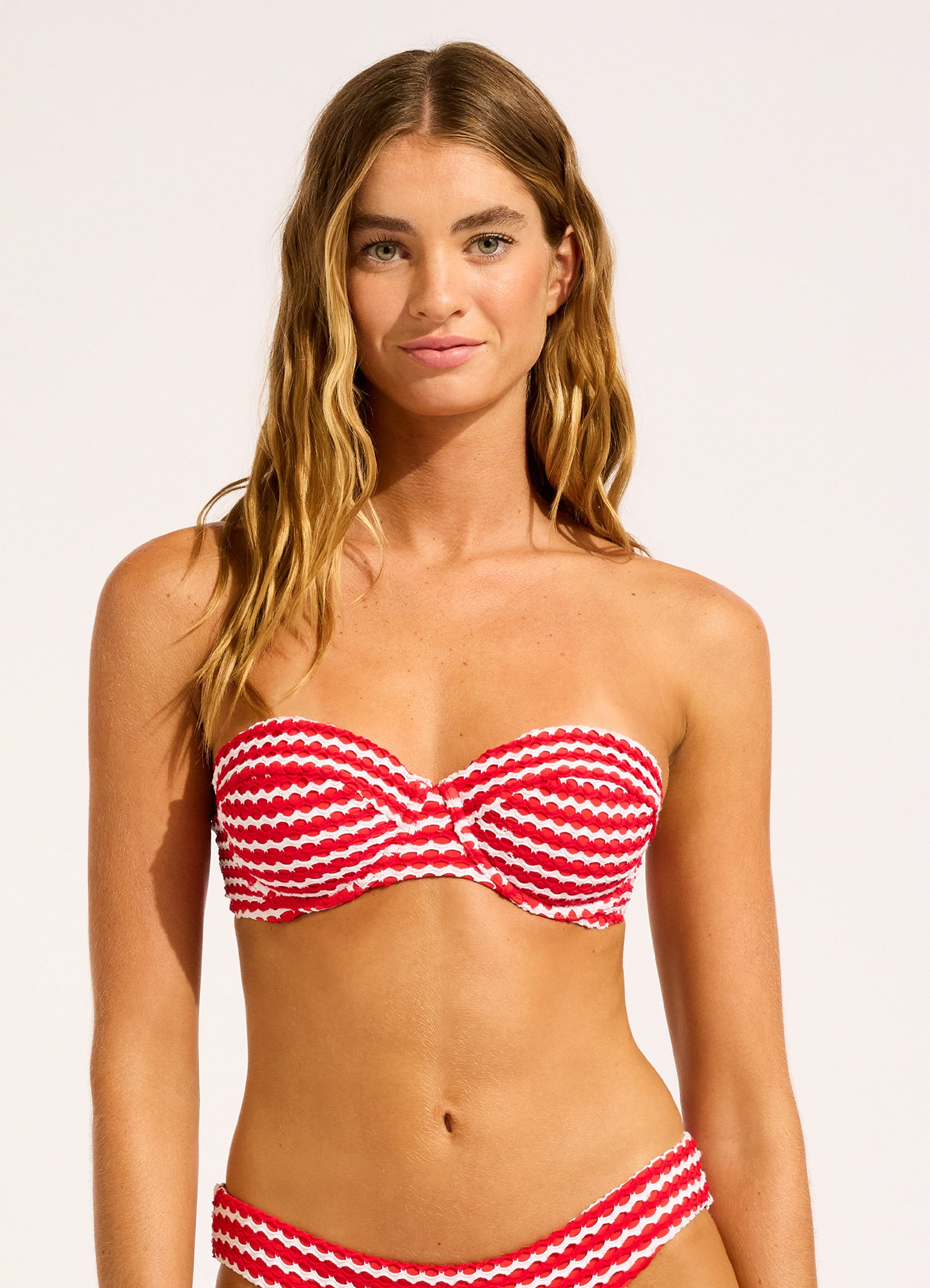 Mesh Effect Bustier Bikini Top – Seafolly Australia