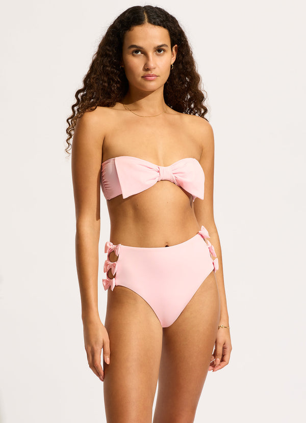 Collective Swimwear - Beau Bow Front Bandeau - Blossom third image