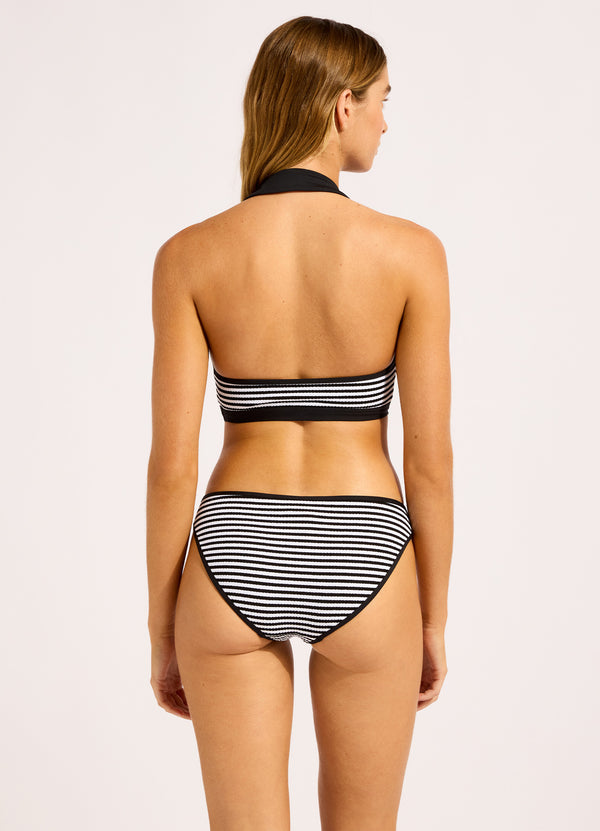 Clubhouse Halter With Collar Bikini Top