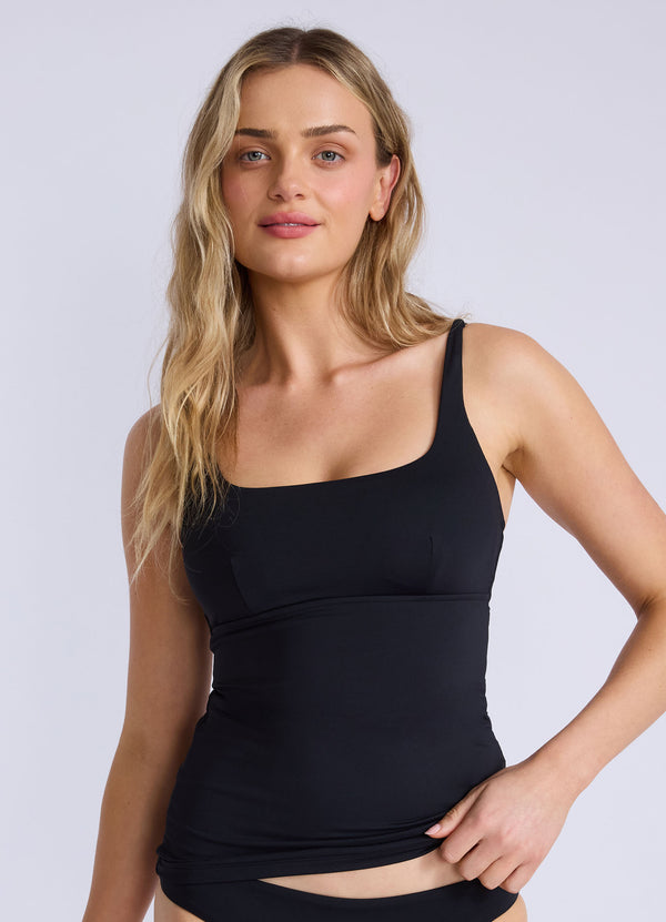 Seafolly Collective Square Neck Tankini Bikini Top