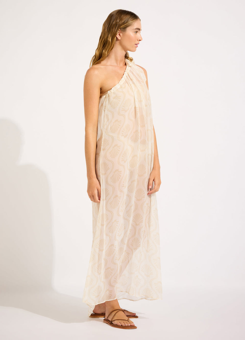 Luna One Shoulder Maxi Kaftan – Seafolly Australia