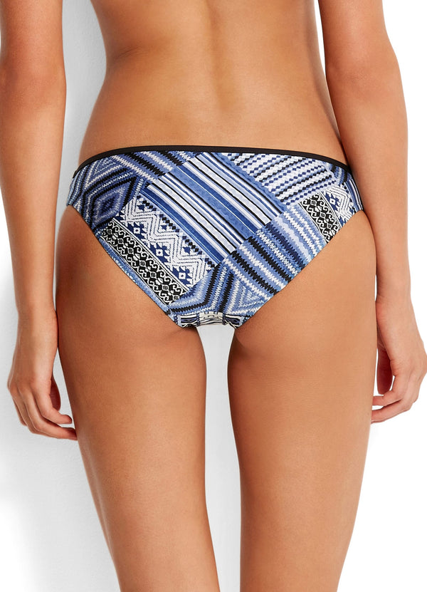 Desert Tribe Hipster Bikini Pant - Bluestone