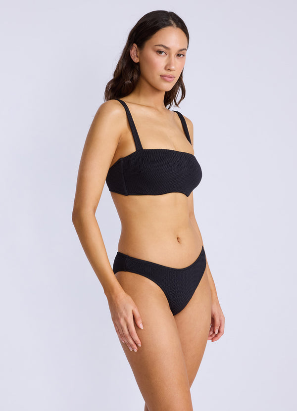 Sea Dive Hipster Bikini Bottom - Black