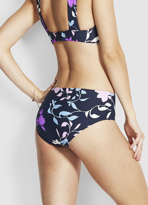 Florence Wide Side Retro Bikini Pants - Indigo
