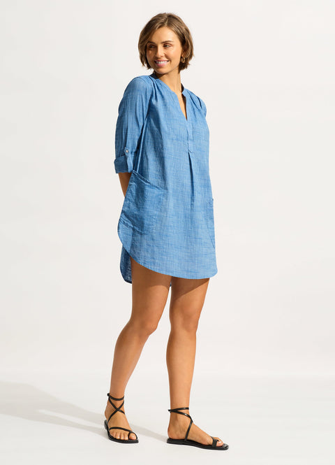 Seafolly Chambray Beach Shirt main image 0