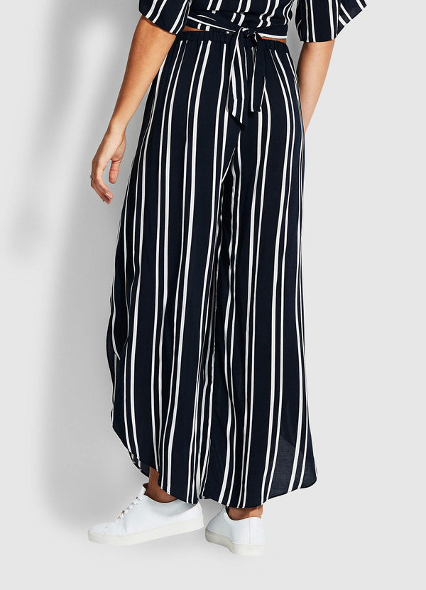 Summer Sea Stripe Pants - Navy Stripe