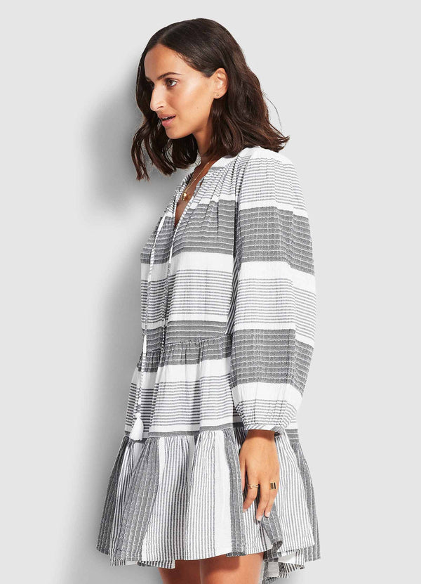 Jacquard Dress  - Black
