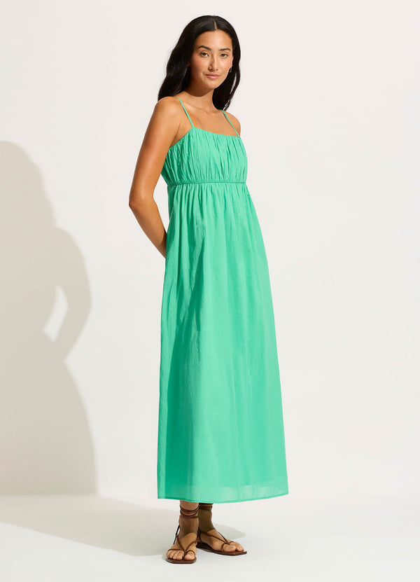 Piped Maxi Dress - Jade