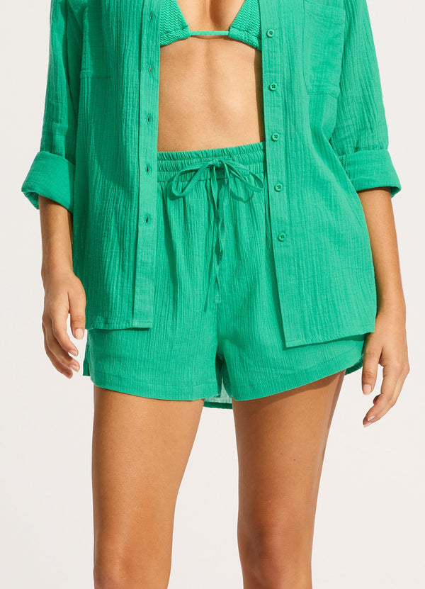 Crinkle Short - Jade