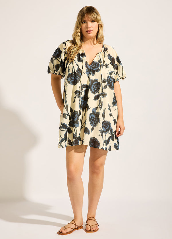 Rococo Mini Dress  - Black