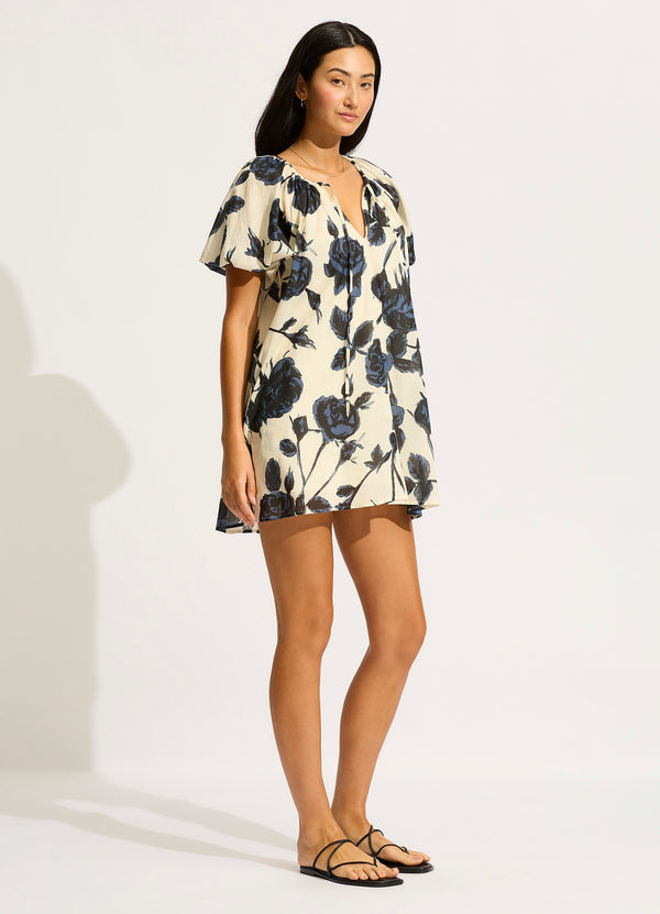 Rococo Mini Dress  - Black