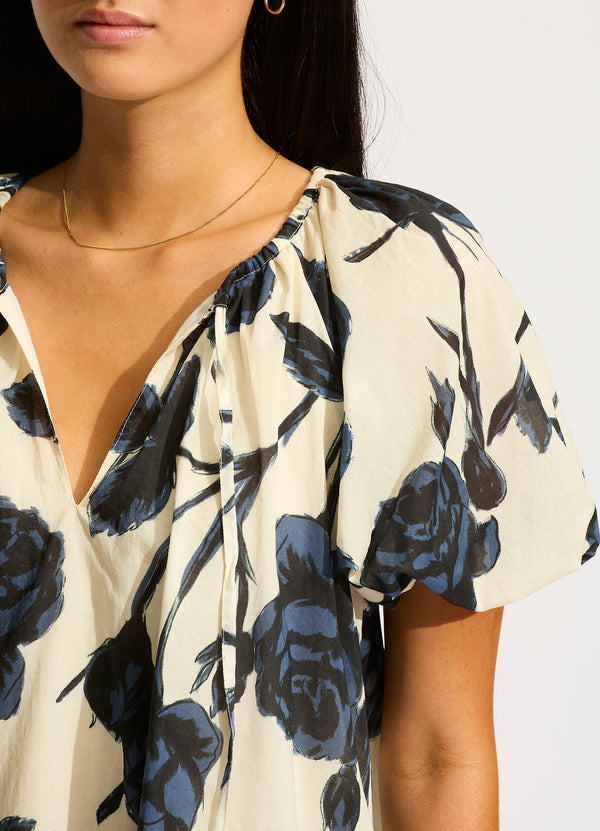 Rococo Mini Dress  - Black
