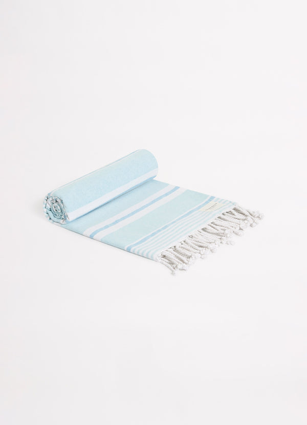 Turkish Towel Set - Blue Mist