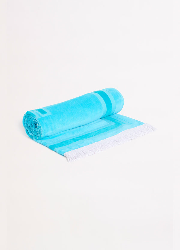 Summer Solstice Towel - Atoll Blue