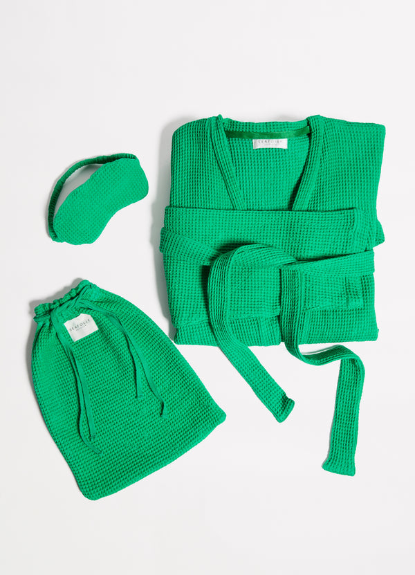 Waffle Sleep Set - Jade