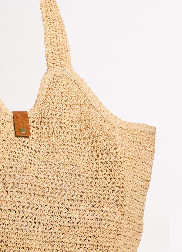 Mirage Woven Tote Bag - Natural – Seafolly Australia