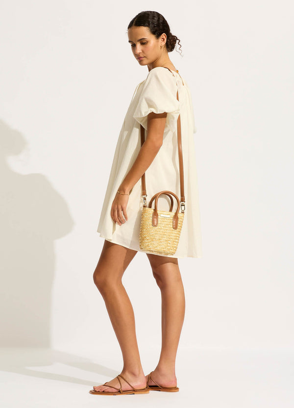 Micro Tote Bag - Natural