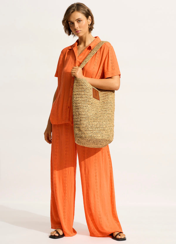 Spring Festival Tube Tote Bag - Natural – Seafolly Australia