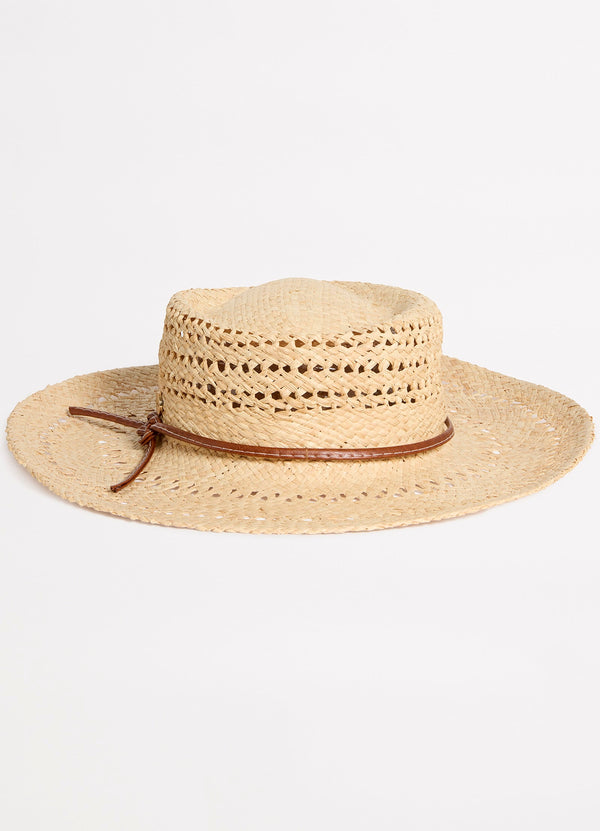 Savona Boater Hat - Natural