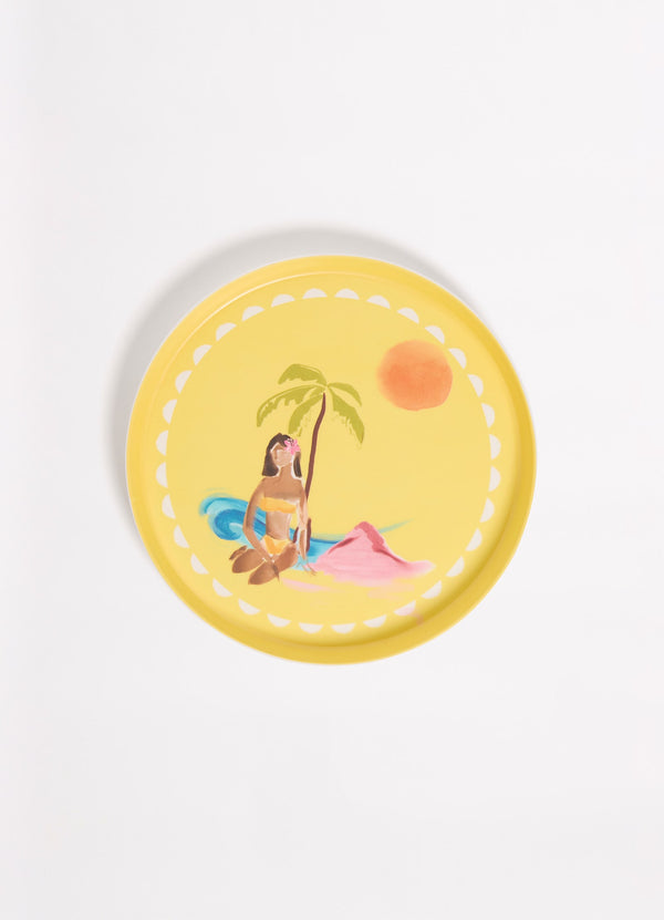 Seafolly X In The Roundhouse Picnic Plates - Multi