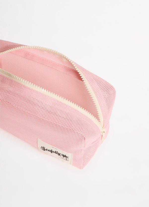 Carried Away Mesh Cosmetic Pouch