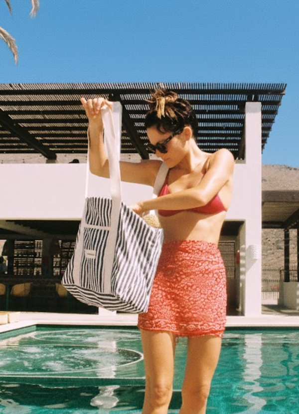 Business & Pleasure Lauren Stripe Beach Bag