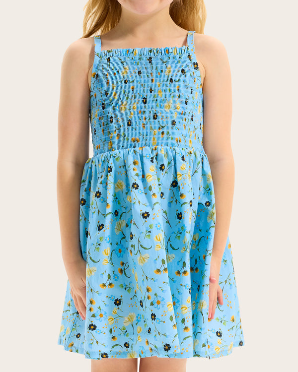 Modern Romance Yardage Shirred Dress