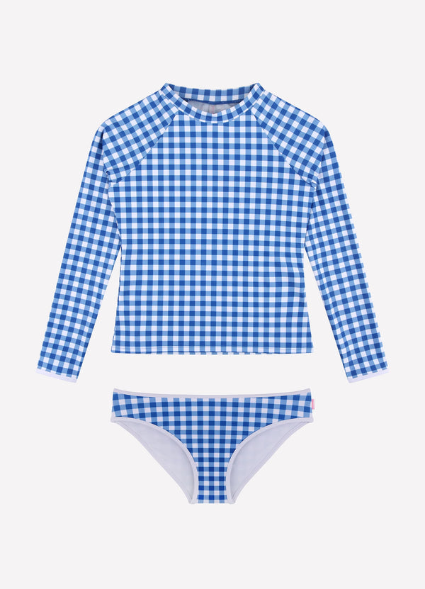 Gingham Surf Set - Blue Lottie