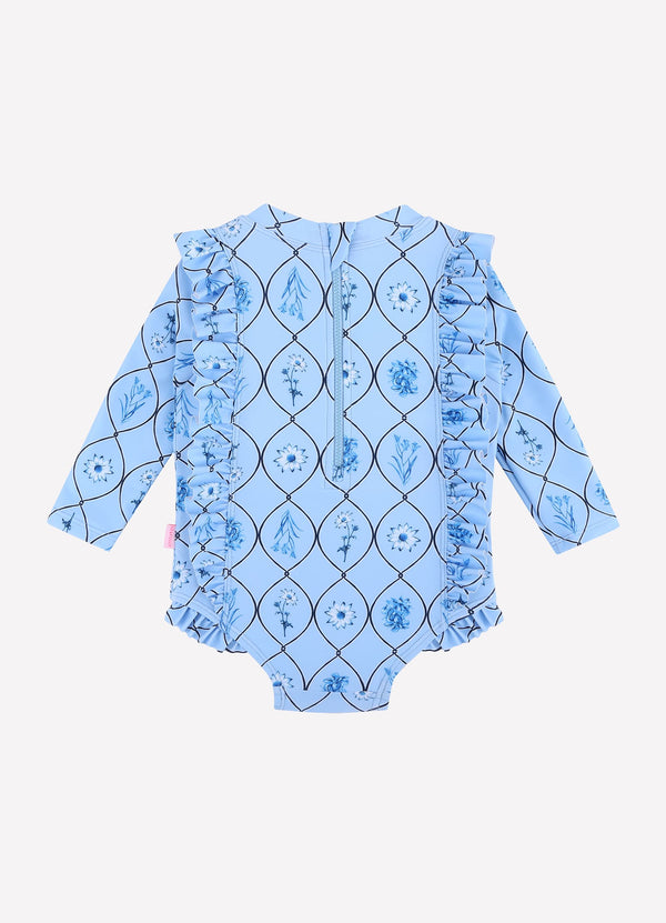 Marbella Frill Sunsuit - Marbella