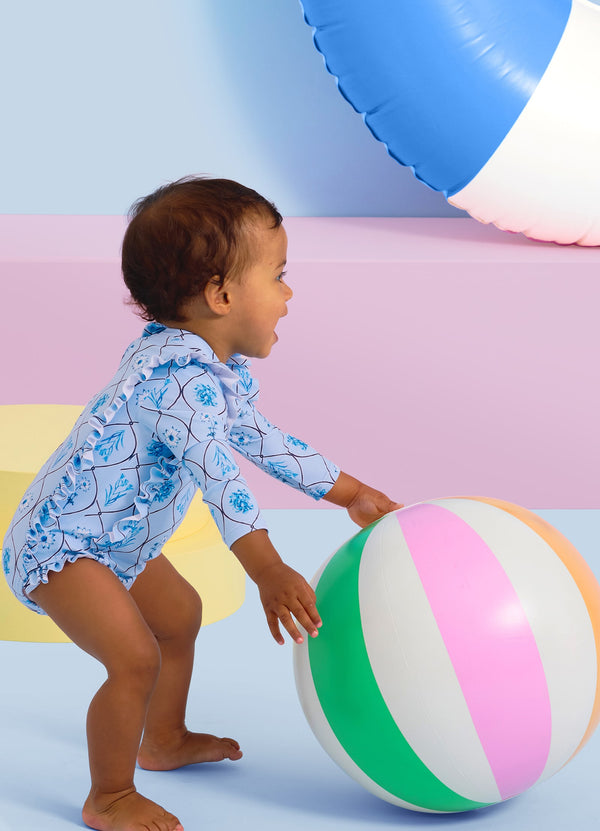 Marbella Frill Sunsuit - Marbella