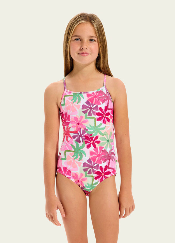 Paradise Tie One Piece Swimsuit