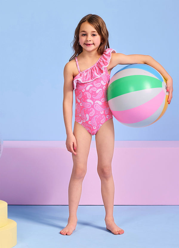Drift Club Bandana Paisley One Piece Swimsuit