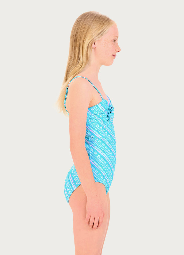 Drift Club Bandana Stripe One Piece Swimsuit