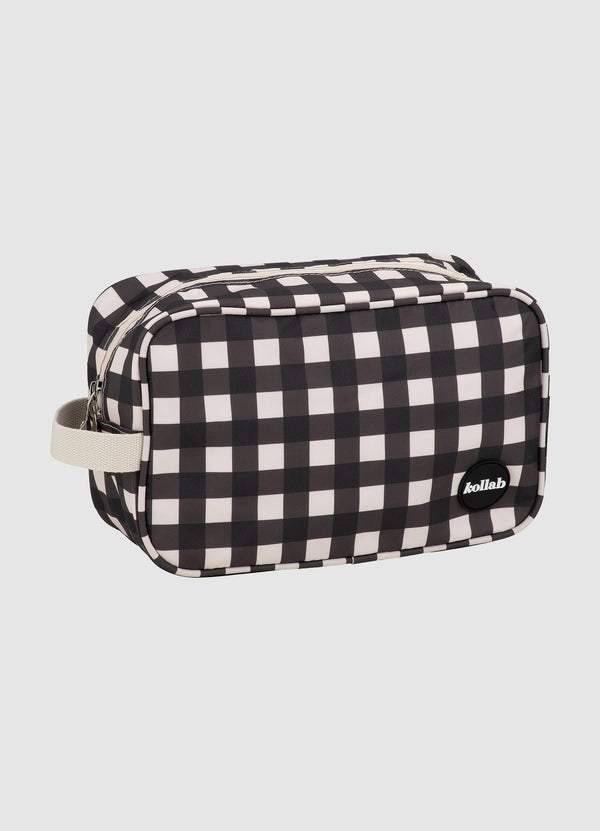 Kollab Black Check Travel Bag