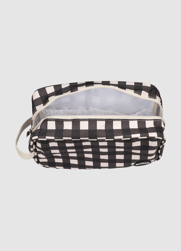 Kollab Black Check Travel Bag