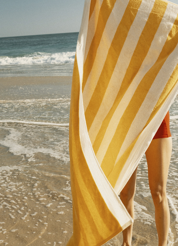 Business & Pleasure Crew Stripe Beach Towel
