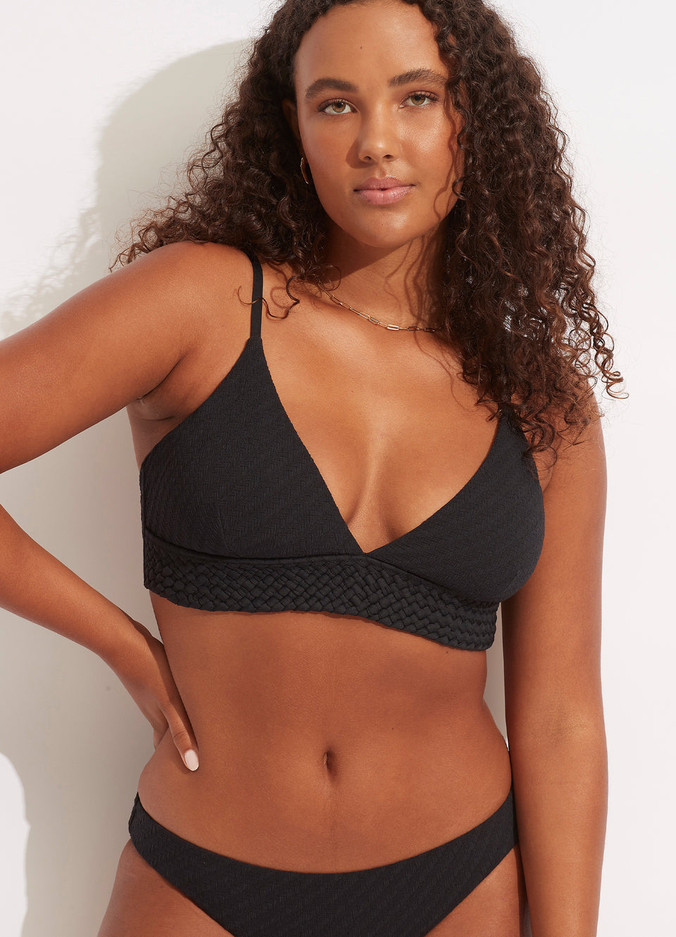 Willow Banded Bralette - Black – Seafolly Australia