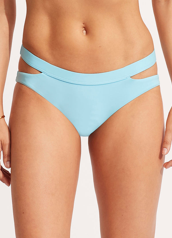 Seafolly Collective Split Band Hipster Pant - Sky Blue