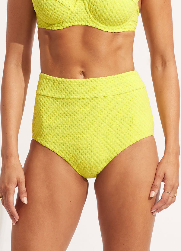 Riviera High Waisted Pant - Wild Lime