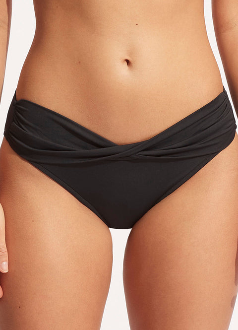 Seafolly Beau Mini Hipster In Black