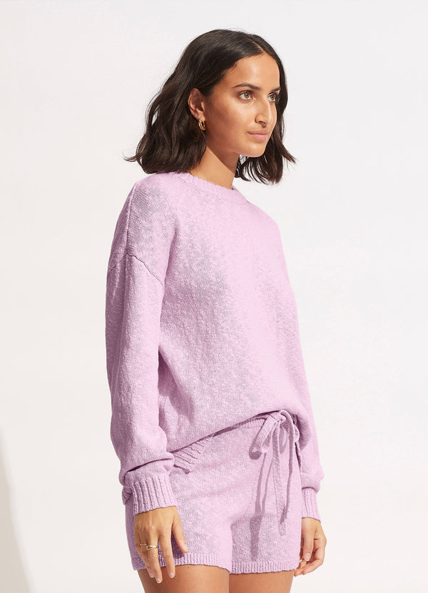 Boucle Sweater - Lilac