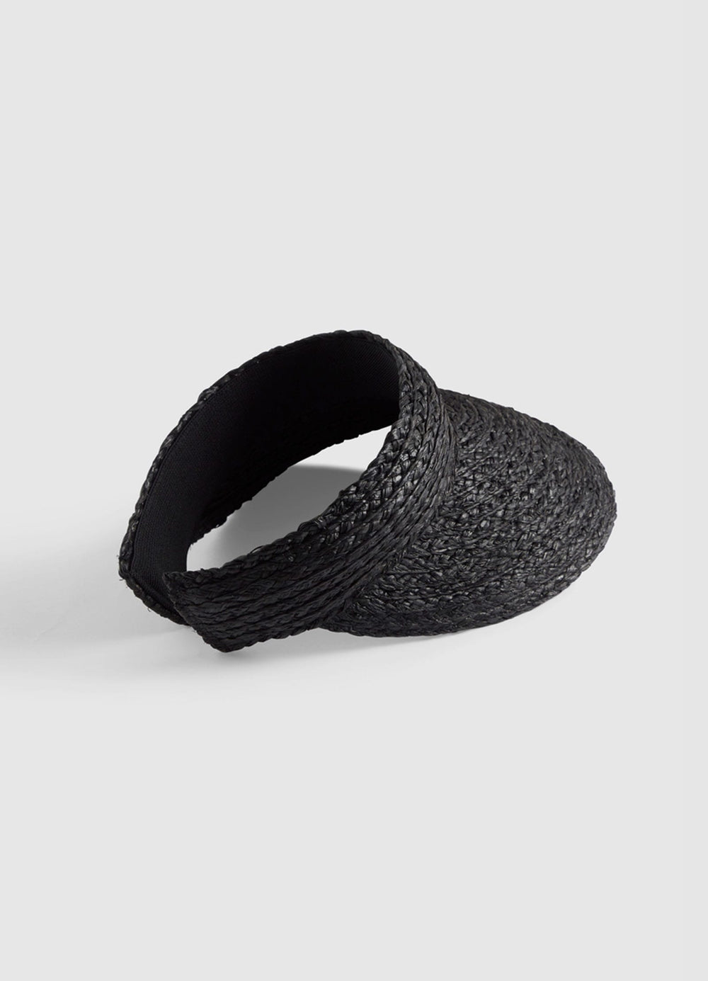 Ribbon Raffia Visor Cap main image 1