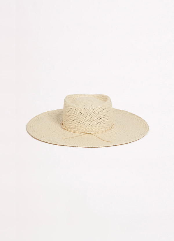 Sundown Boater Hat - Natural